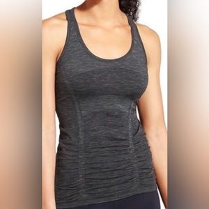 Ladies Size Medium. Athleta Brand “Fastest Track” Athletic Tank Top. Black. Euc